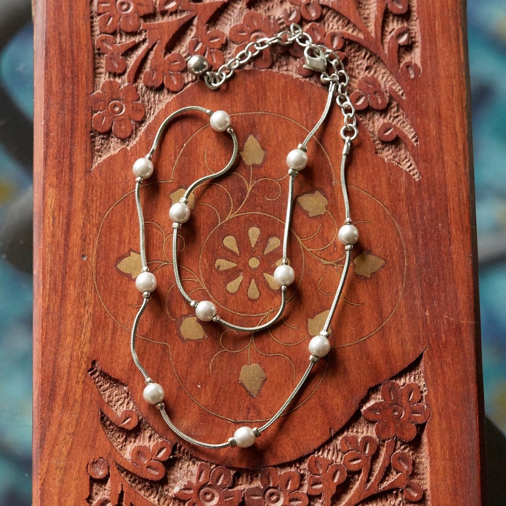 Silver necklace